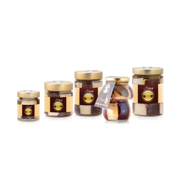 Checkerboard Extra Boletus in Olive Oil