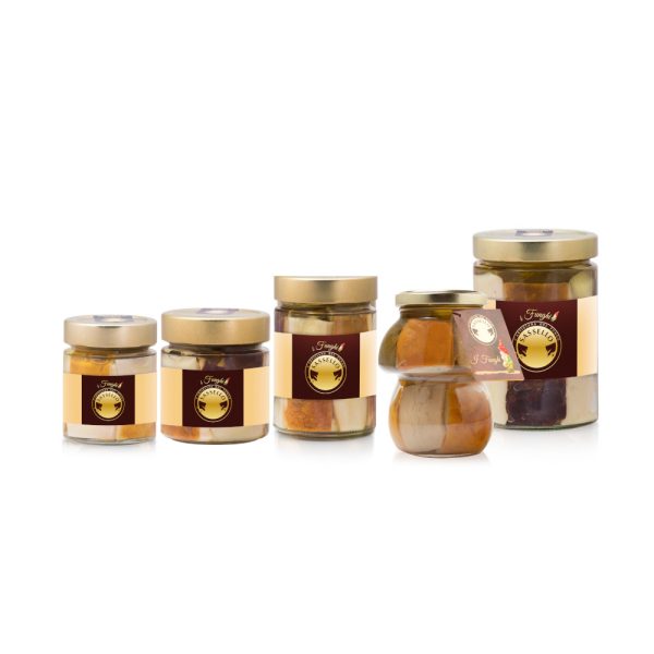 Checkerboard Premium Boletus in Olive Oil