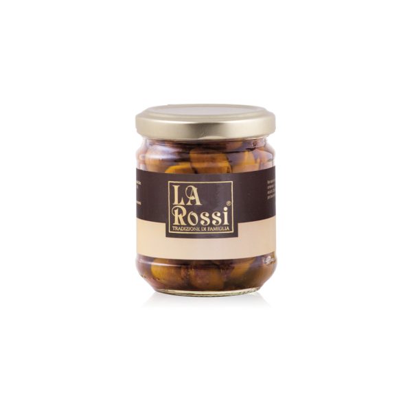Olive “Riviera” denocciolate in Olio Extra Vergine di Oliva